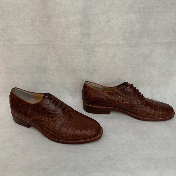 Crocodile Oxfords EU43 / US size 10 Genuine crocodile leather CITES certified